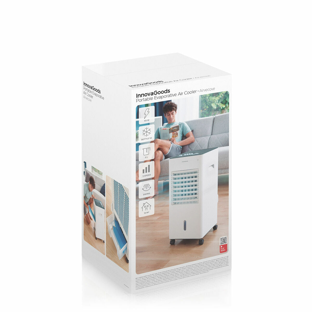Climatizador evaporativo portátil 5 lts - Airvecove