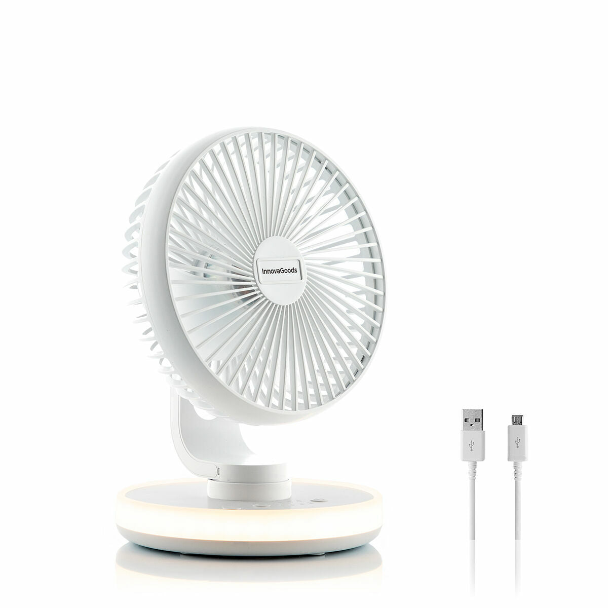 Rechargeable LED Desk Fan FanLed