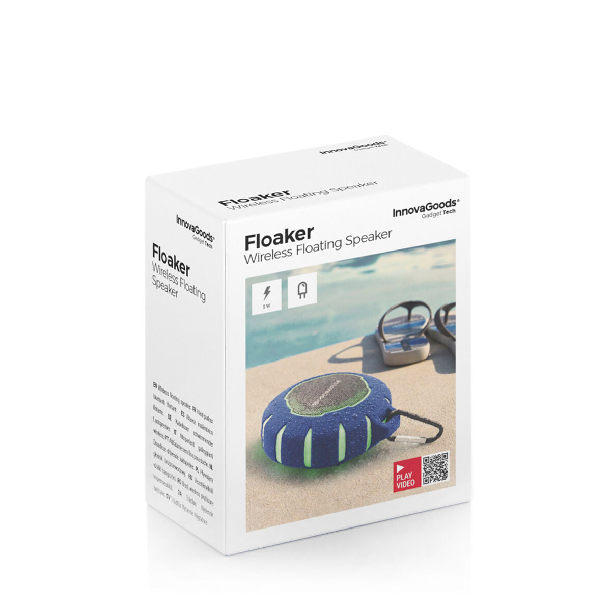 Altavoz inalámbrico flotante con LED - Floaker