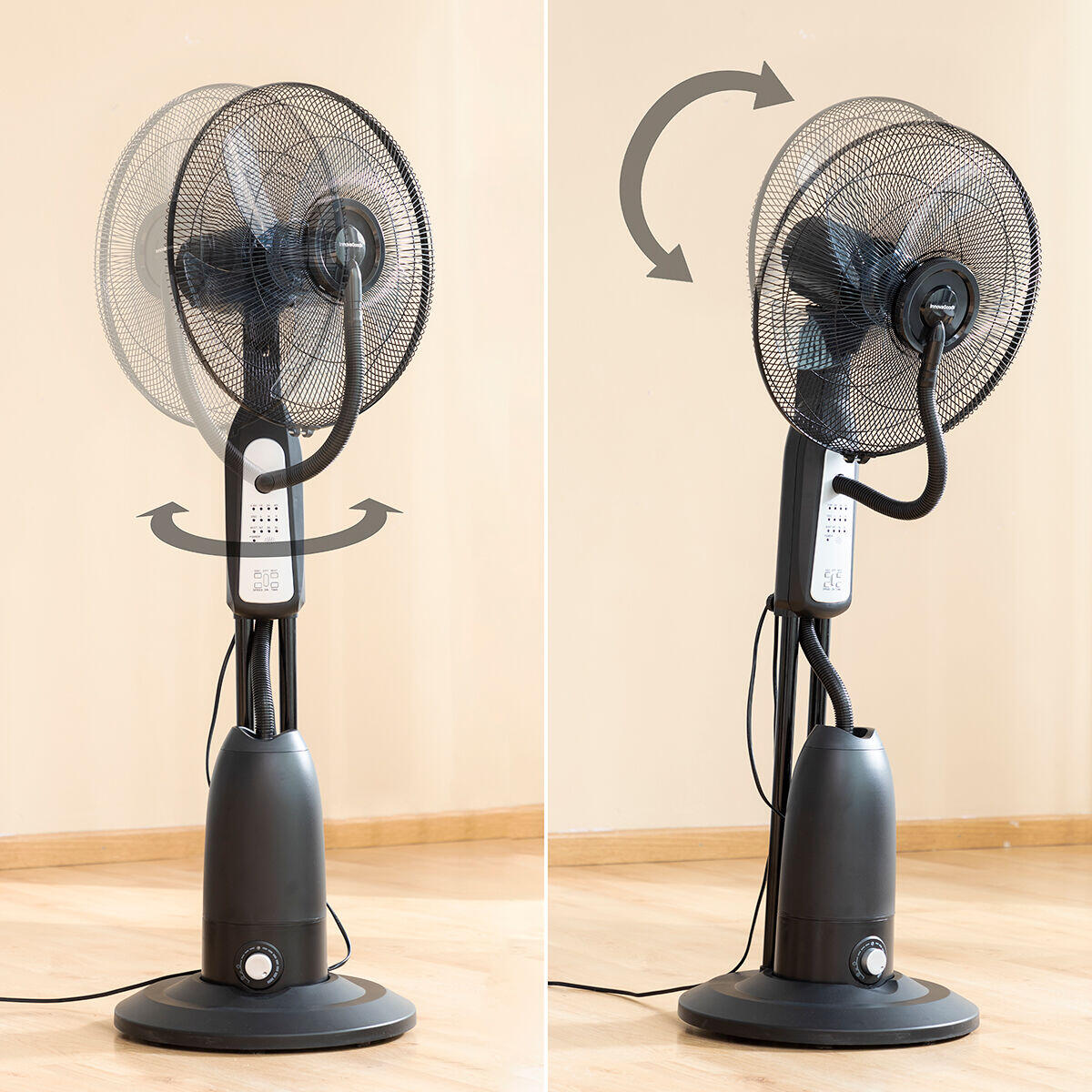 Ventilador nebulizador de pie 2,8lts 90w negro - Mistinn