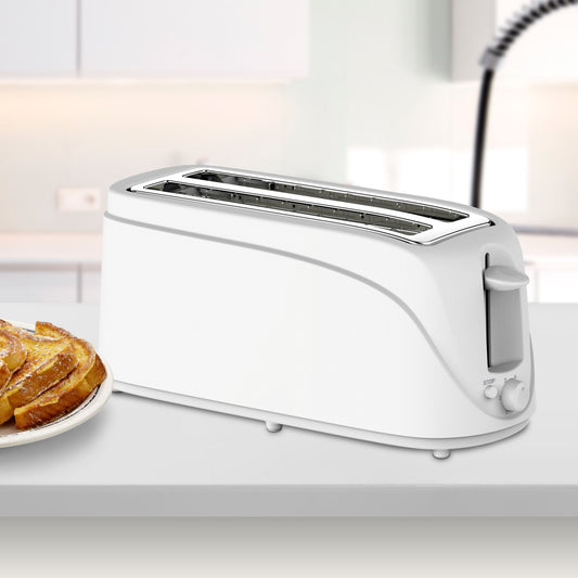 Tostador de 4 rebanadas con ranura extra ancha
