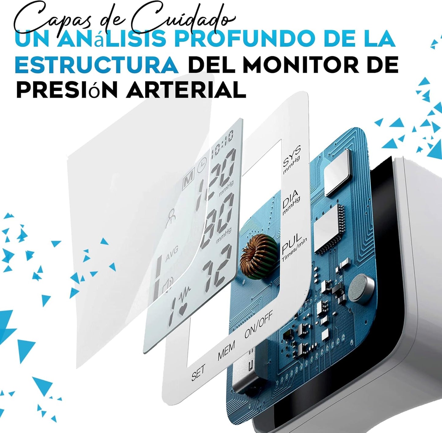Monitor de presión arterial electrónico ZK-W863