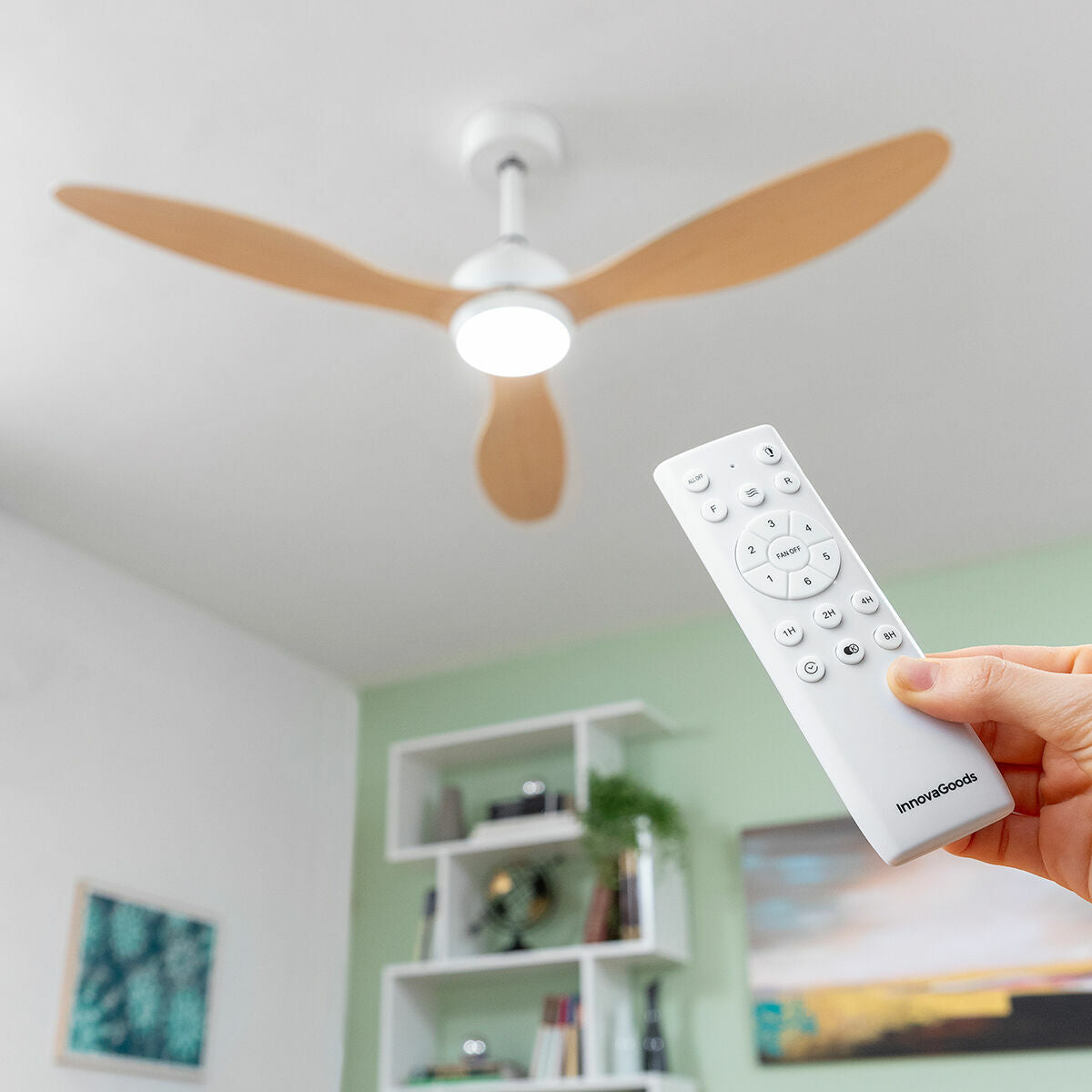Ventilador de techo LED ABS - Wuled
