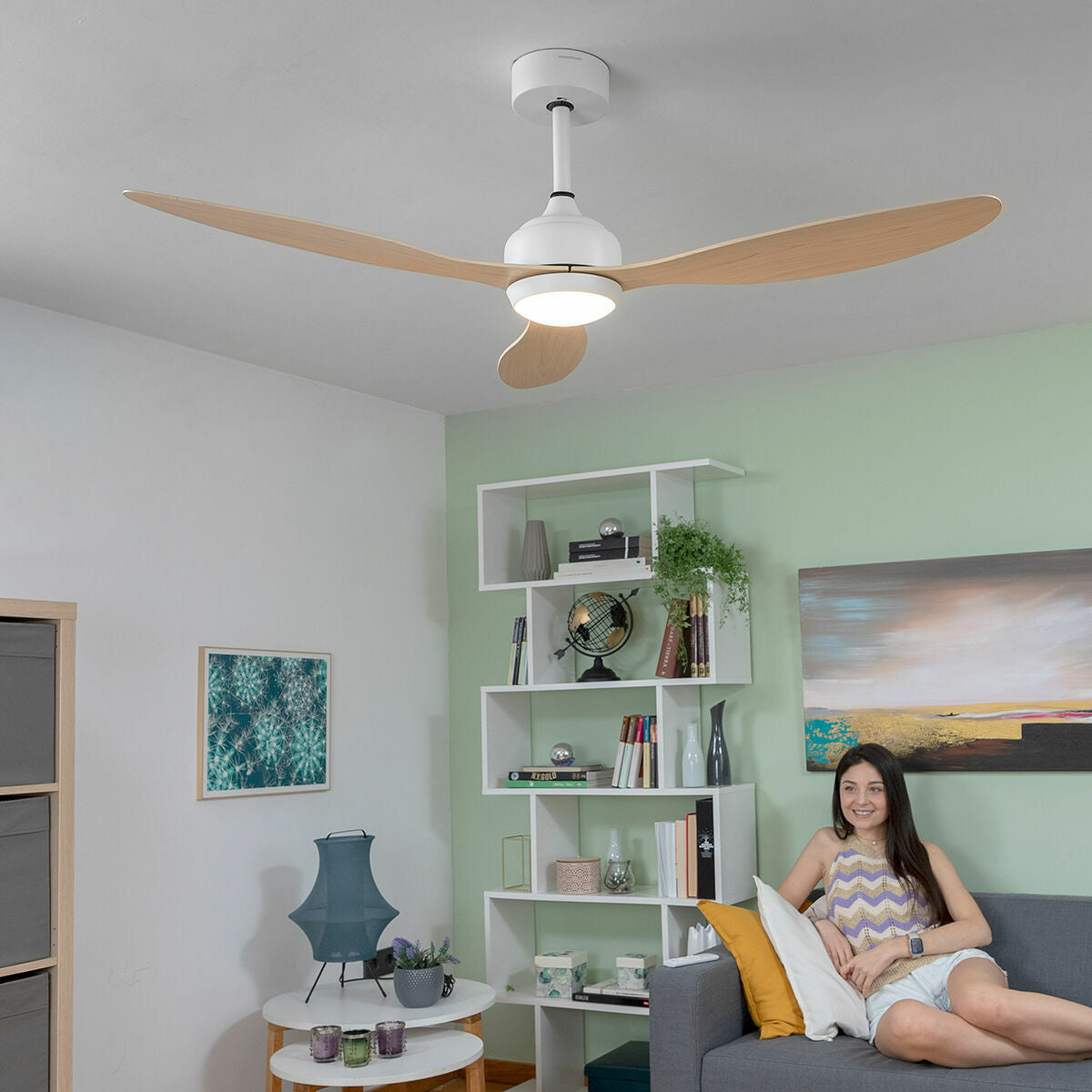 Ventilador de techo LED ABS - Wuled