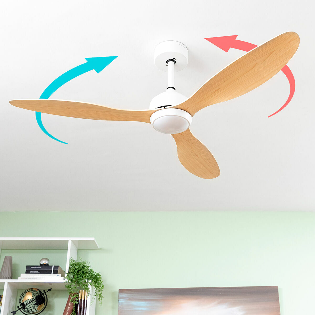 Ventilador de techo LED ABS - Wuled