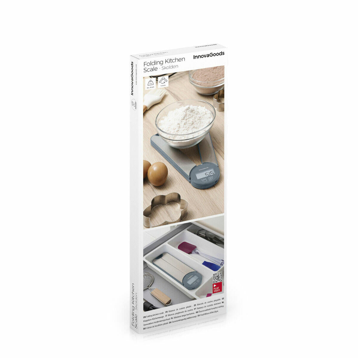 Báscula de cocina digital plegable Skolden
