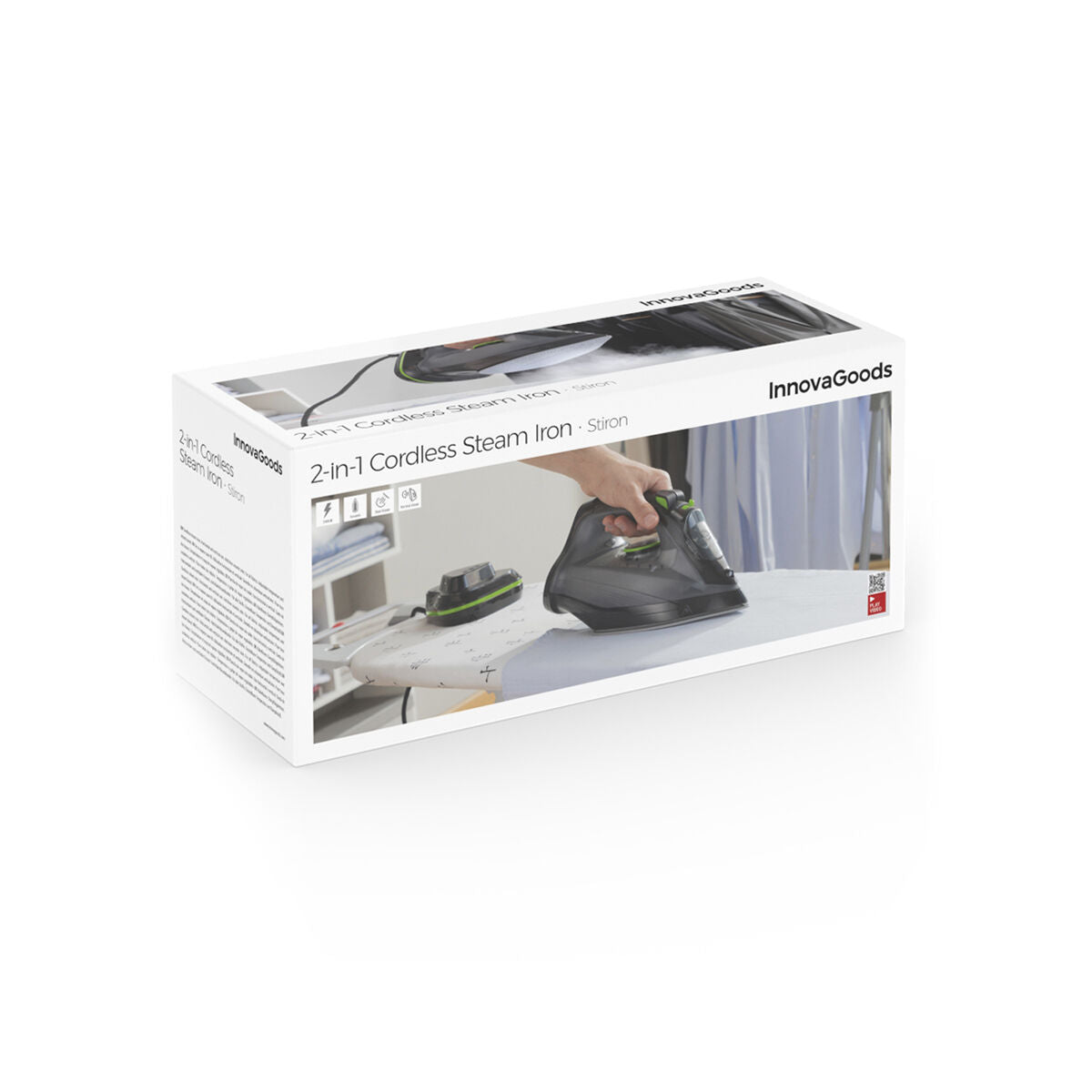 Plancha de Vapor sin cable 2 en 1 - Stiron